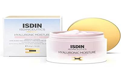ISDIN  Cr&egrave;me Visage Hyaluronique Hydratante Peaux Sensibles 50 gr
