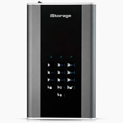 ISTORAGE  diskashur dt 2 8000go noir disque dur externe diskAshur DT 2