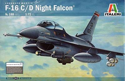 ITALERI  - I188 - Maquette - Aviation - F-16 C/D Night Falcon - Echelle 1:72