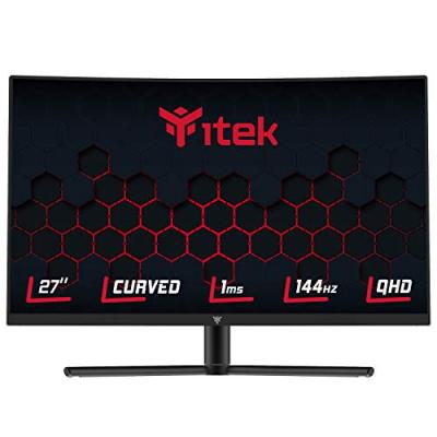 Ecran incurv&eacute; 27' (16:9) itek ggc quad hd (noir) 144hz ITMC27V141QHD
