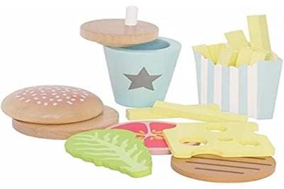 JABADABADO - Set Complet Hamburger, W7146, Jaune