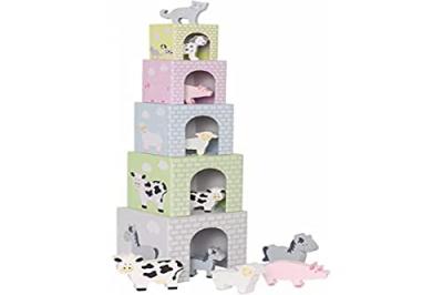 JABADABADO  - Stacking Cubes - Animal - (JA-C2504)