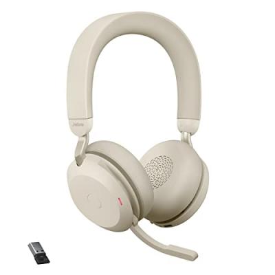  Jabra Evolve2 75 Wireless Headset Argent&eacute;