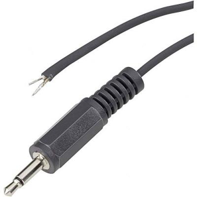BKL ELECTRONIC  c&acirc;ble audio Mono 3,5mm une fiche jack noir 0,22 mm2 1,8 m