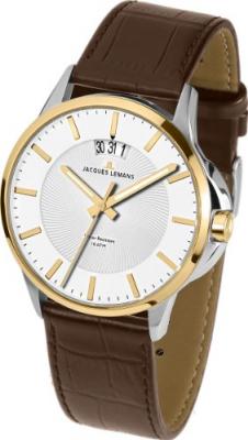 JACQUES LEMANS Mens Watch  1-1540h, Quartz, 42mm, 10atm
