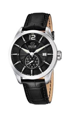 JAGUAR  Watches - J663/4 - Montre Homme - Quartz Analogique - Bracelet Cuir Noir