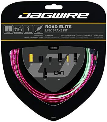 JAGWIRE Kit cable et gaine route  road elite link pour freins rouge