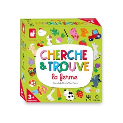 JANOD Jeu classique  Mon Premier cherche et trouve La ferme
