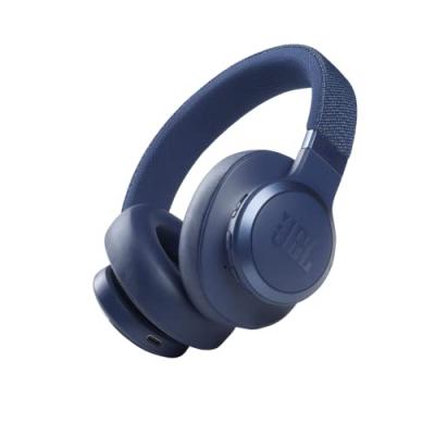 JBL Casque circum sans fil &agrave; r&eacute;duction de bruit  Live 660 NC Bleu 