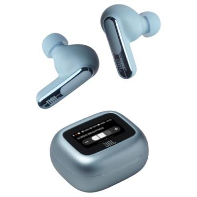 JBL Live Beam 3 Bleu - Ecouteurs a reduction de bruit sans fil