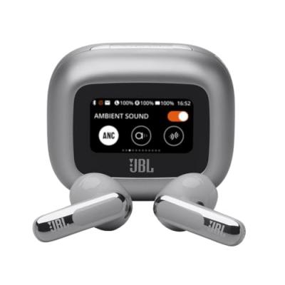 JBL Live Flex 3 Argent - Ecouteurs a reduction de bruit sans fil