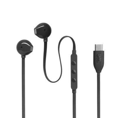 JBL Tune 305 C Noir - Ecouteurs filaire type-C
