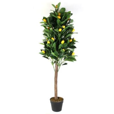 THE HOME DECO FACTORY  - Citronnier artificiel en pot 120 cm - Vert
