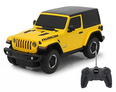 RASTAR  RC Jeep Wrangler JL boys 27 MHz 1:24 jaune