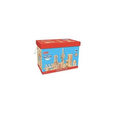 JEUJURA  - 8338- Jeux de Construction-Tecap Baril de Planchettes Classic - 500 Pieces