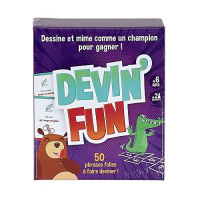 JEUX 2 MOMES - Jeu de Cartes, EC5300, Blanc-Noir-Violet
