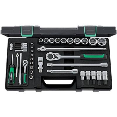 STAHLWILLE Coffret de douilles 1/4""+1/2""38 pi&egrave;ces 40/52/27/11