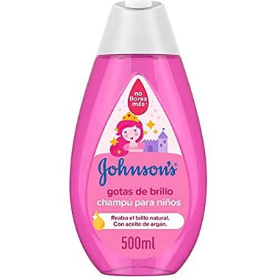 JOHNSONS BABY champ&uacute; gotas de brillo 500 ml
