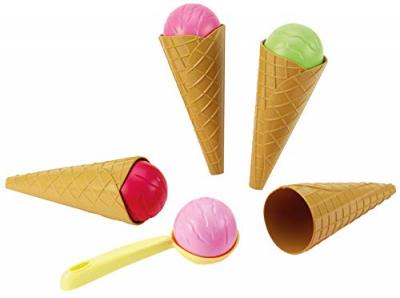 GENERIQUE Jeu Dinette Glace Party 9Pcs Jouet Made In France