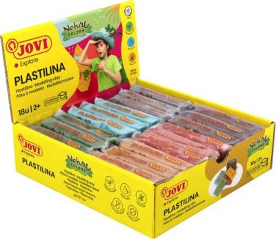 JOVI P&acirc;te &agrave; modeler  pack de 18 unit&eacute;s de 50 grammes couleur nature