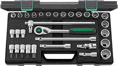 STAHLWILLE Set de cl&eacute;s &agrave; douille rapide 1/2 50 / 54/25 / 6QR - 