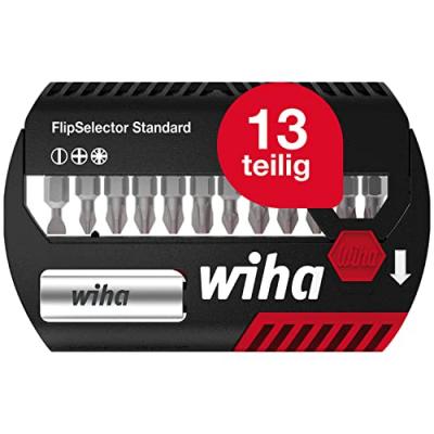 WIHA  coffret d'embouts flipselector standard 25 mm pozidriv, torx 13