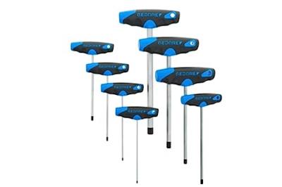GEDORE  2142 T 008 Jeu de tournevis 6 pans 8 pi&egrave;ces