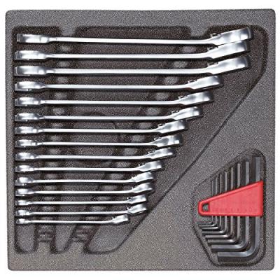 GEDORE  RED 3301700 R22250001 Jeu de cl&eacute;s plates &agrave; cliquet annulaire