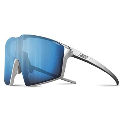JULBO  Edge Lunettes de Soleil, Argent/Blanc, Taille Unique Mixte