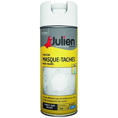 JULIEN Sous-couche a&eacute;rosol Masque-taches - Mat Blanc - 400 ml  Blanc