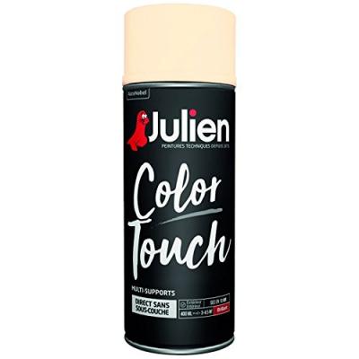 JULIEN Bombe de peinture Color touch  blanc cass&eacute; brillant 400 ml