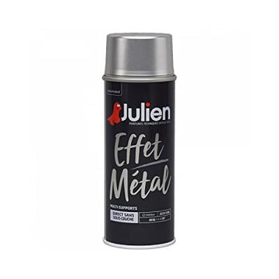 DULUX VALENTINE Peinture TEINTES METALLISEES EFFET METAL Gris Metallise aerosol 400ml