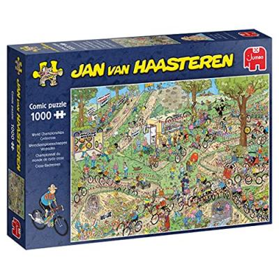  Jumbo- Jan Van Haasteren-Puzzle WC Cycle Cross 1000 pi&egrave;ces, 19174