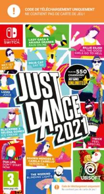 UBISOFT Just Dance 2021 (Code De T&eacute;l&eacute;chargement Uniquement) Switch
