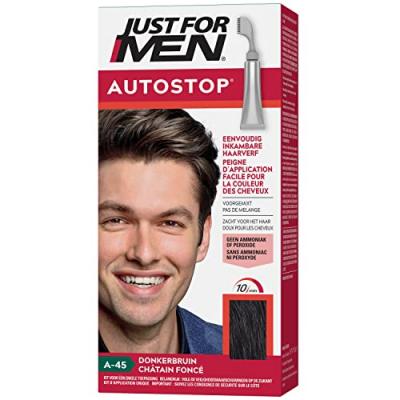 JUST FOR MEN AUTOSTOP Ch&acirc;tain Fonc&eacute; - Coloration Cheveux Homme-