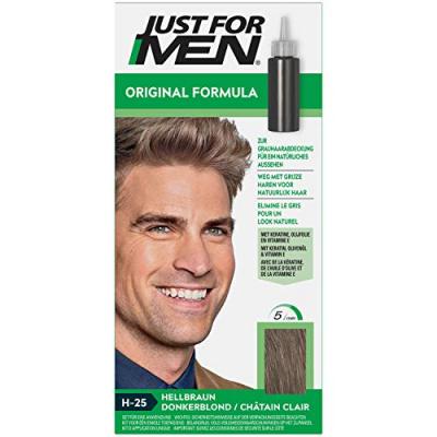 JUST FOR MEN COLORATION CHEVEUX HOMME - Ch&acirc;tain Clair-