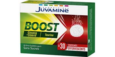 JUVAMINE  - BOOST Ginseng Taurine - 30 Comprim&eacute;s effervescents