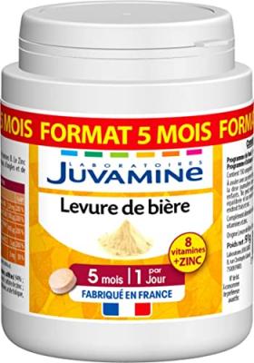 JUVAMINE Compl&eacute;ment Alimentaire Levure De Bi&egrave;re  - La Boite De 150 Comprim&eacute;s