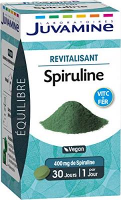 JUVAMINE Spiruline Revitalisant 30 comprim&eacute;s 
