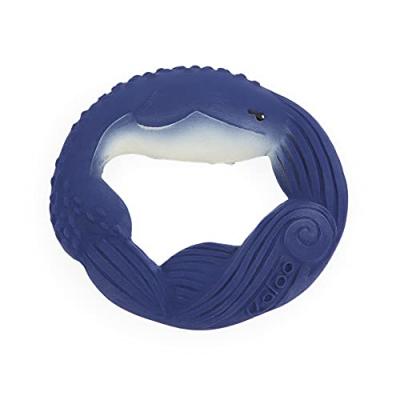  Anneau de dentition en caoutchouc naturel baleine Petit Calme