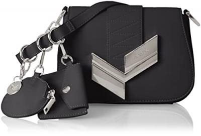 KAPORAL Sac &agrave; bandouli&egrave;re avec gros logo et petit porte monnaie TAREN Noir TU