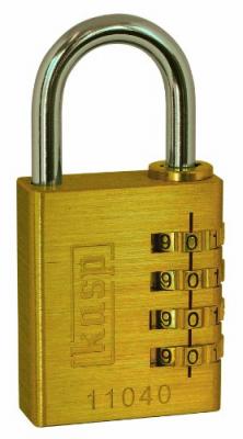 KASP  - Cadenas K11040 or-jaune avec serrure &agrave; combinaison C50661