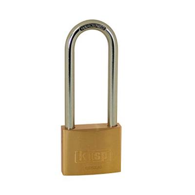  Cadenas Kasp K12050L80D or-jaune avec serrure &agrave; cl&eacute;