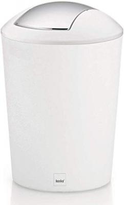 KELA Poubelle de salle de bain Marta  - 5 L - Blanc