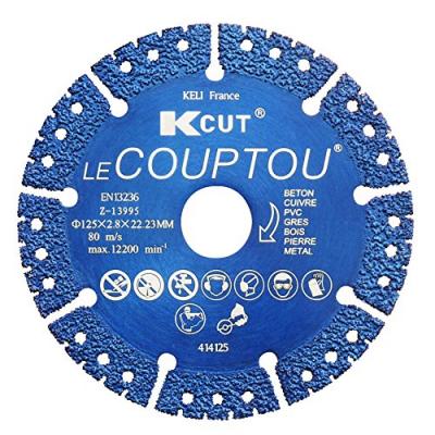 OUTIFRANCE Disque Diamant Tout En Un - Al&eacute;sage 22,2 Mm &Oslash; 125 Mm 2,8 Mm