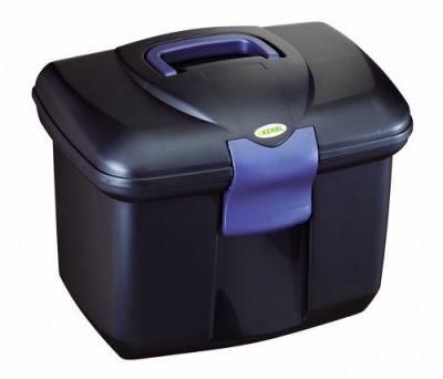 COVALLIERO KERBL 321770 Roma Coffre de Pansage pour Cheval Bleu Nuit