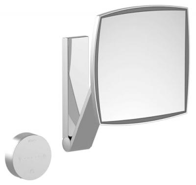 KEUCO  iLook_move Miroir cosm&eacute;tique, avec &eacute;clairage, grossissement x 5, 17613019002,
