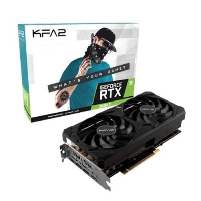 KFA2 Carte Graphique  GeForce RTX 3060 Ti 1-Click OC Plus 8Go GDDR6X 1665MHz PCI Express 4.0 Noir 