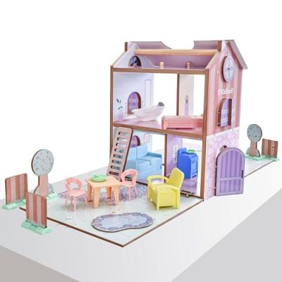 KIDKRAFT &reg; Maison de poup&eacute;e Cottage bois 20510