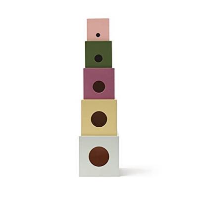KID S CONCEPT Kid's concept blocs &agrave; empiler 5 blocs edvin EYBY817-UN